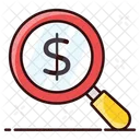 Financial Research Corporate Investigation Business Search Icon