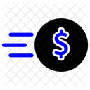 Money Transfer Sign Money Refund Financial Return Icon