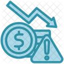 Financial risk  Icon