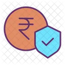 Financial Rupee Security Finance Security Financial Security Icon