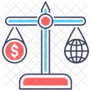 Financial Scale Financial Balance Business Scale Icon