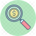 Financial Search Credit Finance Icon