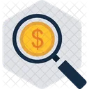 Financial Search Finance Money Icon