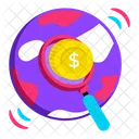 Financial Search Search Money Search Icon