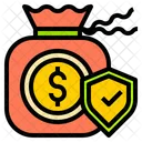 Financial Security Financial Protection Money Protection Icon