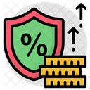 Financial Security Discount Financial Protection Secure Finance Icon