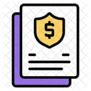 Financial Security Document File Doc Icon