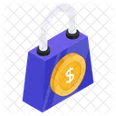 Financial Security Financial Protection Money Security Icon