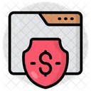 Financial Security Financial Protection Money Security Icon