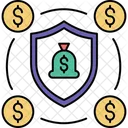 Financial Security Financial Protection Money Protection Icon