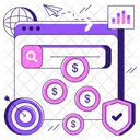 Financial Security Financial Protection Financial Safety Icon