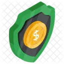 Financial Security Financial Protection Money Security Icon
