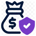 Financial Security Protection Safeguard Icon