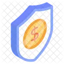 Secure Money Financial Security Financial Safety Icon