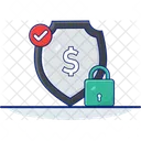 Financial Security Financial Planning Financial Protection Icon
