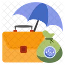 Financial Security Financial Protection Money Security Icon
