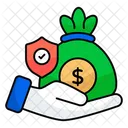 Financial Security Financial Protection Secure Finance Icon