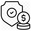 Financial Security Financial Protection Money Security Icon