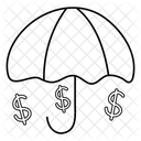 Financial Security Financial Protection Money Security Icon