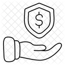 Financial Security Financial Protection Money Security Icon