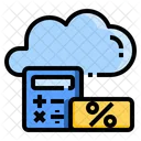 Accounting Cloud Financial Icon