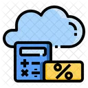 Accounting Cloud Financial Icon