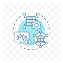 Data Lake Data Storage Icon