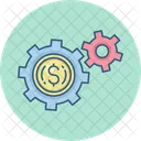 Financial Settings Business Dollar Icon