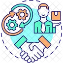 Financial stability of supplier  Icon