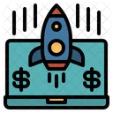 Financial Startup Startup Launch Icon