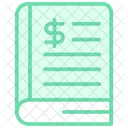 Financial Statement Duotone Line Icon Icon
