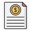Financial Statement Accounting Finance Icon