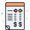 Financial Statement Financial Report Accounting Icon