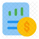 Financial Statement Financial Report Document Icon