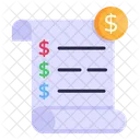 Financial Statement  Icon