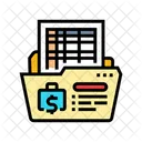 Financial Statements Budget Icon