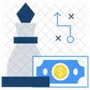 Financial Strategy Business Strategy Monetary Strategy Icon