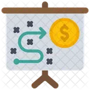 Financial Strategy Plan Planning Icon