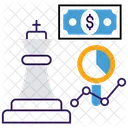 Financial Strategy Business Management Chess Business Strategy Icon