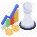 Money Strategy Business Strategy Financial Planning Icon