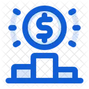 Financial Success Podium Achievement Icon