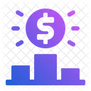Financial Success Podium Achievement Icon