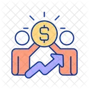Financial Success Economic Growth アイコン