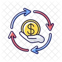 Financial Synergy Financial Rotation Financial Chain Icon