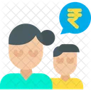 Financial Talk Financial Chat Financial Discussion Icon