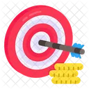 Financial Target Aim Objective Icon