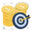 Financial Target Financial Aim Financial Objective Icon