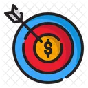 Financial Target  Icon