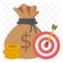 Financial Target Financial Goal Financial Ail Icon