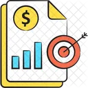 Financial target  Icon